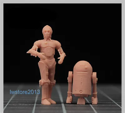 1/64 C3PO R2D2 Robort Scene Props Miniature Figures Model For Cars Vehicles Toys • $16.55