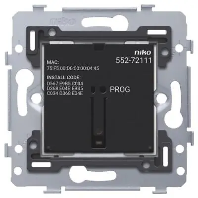 Niko Connected Single Switch Base 10 A 71 X 71 Mm Screw Fixing Zigbee® • £43.96