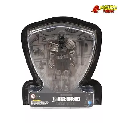 Hiya Toys Judge Dredd Black & White Judge Dredd 4.25  Action Figure (1:18 Scale) • $21.24