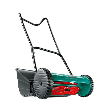 $125 • Buy Bosch Manual Hand Push Cylinder Grass Lawn Mower 38 Cm With Catcher AHM 38 G