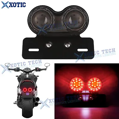 Motocycle Taillight Integrate LED Brake Turn Signal Lamp W/License Plate Bracket • $20.98