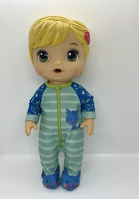 Baby Alive Mix My Medicine Baby Doll Kitty-Cat Pajamas Pre Owned • $7