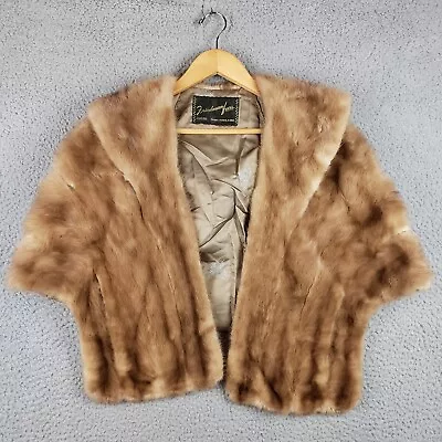 Beautiful Vintage Mink Fur Stole Shawl Jacket By Friedman Furs Grand Forks • $59.99