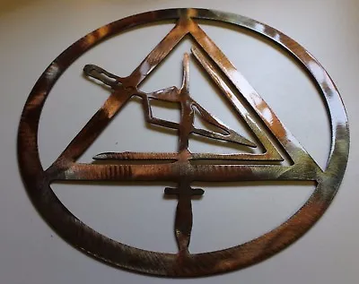 Masonic Image 1 Copper/bronze Metal Wall Art 12  X 12  • $34.98