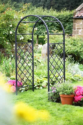 Metal Heavy Duty Lattice Garden Arch | Stunning Garden Feature • £164.99