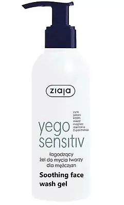 Ziaja Yego Sensitiv Soothing Face Wash Gel 200 Ml • £9.85