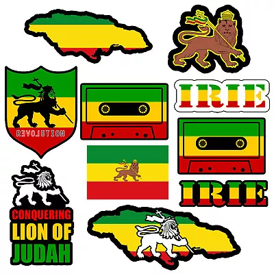 Judah Lion Sticker Decal Pack / Lot Rasta Rastafari Jamaica Reggae 420 Skate • $9.49