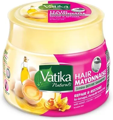 Dabur Vatika Naturals Repair And Restore Hair Mayonnaise Treatment - 500ml  • $37.71