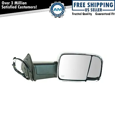 Mirror Power Folding Heated Memory Turn Signal Puddle Light Chrome Right For Ram • $264.26