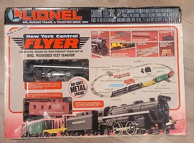 Vintage 1993 Lionel Train Set New York Central Flyer O27 Gauge 6-11735 Boxed • $189.99