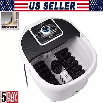 Electric Foot Spa Massager Roller Scrapping TCM Heat Soak Bath Tub Massage US • $44.99