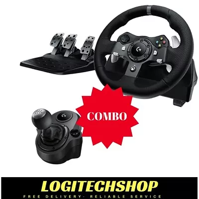 Logitech G920 Driving Force Wheel For Xbox One & PC + Shifter (Free Delivery) • $369