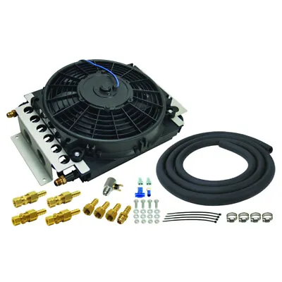 Derale 13900 Remote Trans Oil Cooler With Electric Fan • $249.64
