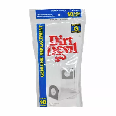 $13.51 • Buy Royal Dirt Devil Type G Hand Vac Ultra Vacuum Bags Style 3010347001, 3010348001