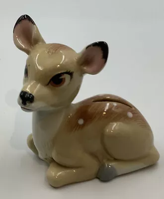 Vintage Wadw Bambi Deer/ Fawn Ceramic Money Box • £20