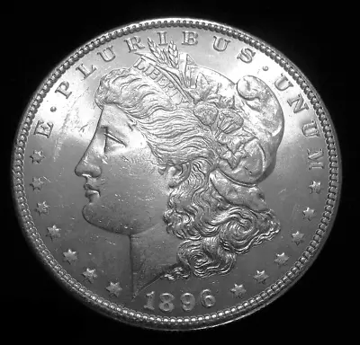 1896-p Morgan Silver Dollar ***brilliant Uncirculated++*** Scarce! Free Shipping • $89