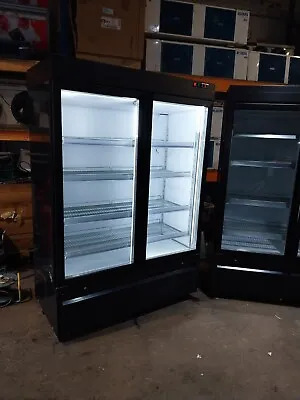 £1000 • Buy Double Door Upright Freezer Display Fridge 