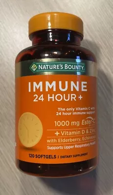 Nature's Bounty Immune 24 Hour - 120 Softgels Exp: 07/2025. New • $19.99