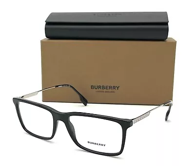 BURBERRY BE2339 3001 Black / Demo Lens 55mm Eyeglasses • $116.95