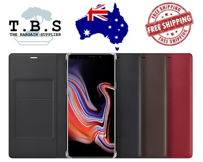 GENUINE Samsung Galaxy Note9 Leather Case - 3 Colors - New - AU Stock • $34.95