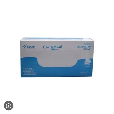 Nitrile Accelerator Free Examination Disposable Gloves Caressential Medium 200  • £7