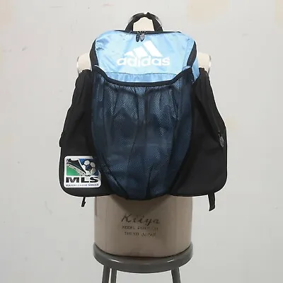 Vintage New 90s Adidas MLS Soccer Backpack Bag Futbol • $63.99