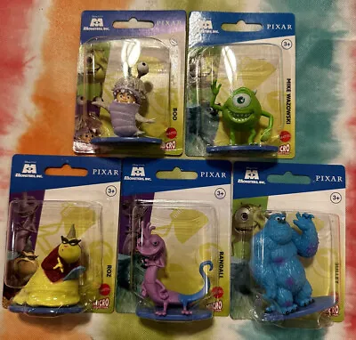 Pixar Monsters Inc Mattel Mini Figures Set Of 5 Randall Boo Sulley Mike & Roz • $16.99