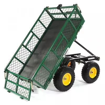 Utility Heavy Duty Garden Carts And WagonsDumpable400 Lbs10  Flat Free Tires • $202.99