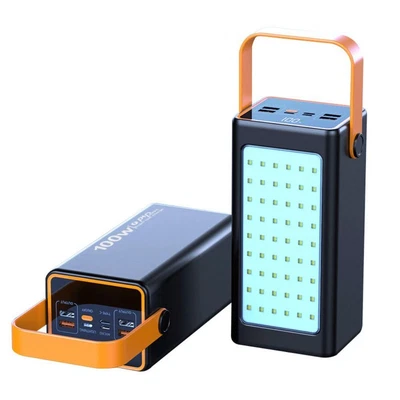 $88.69 • Buy External Battery Charger Super Fast 100000mAh LED Light Power Bank 100W