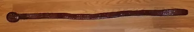 Handmade Brown Genuine Caiman Crocodile Western Cowboy Belt Size 36 • $80