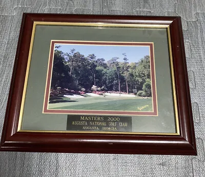 Vintage 2000  MASTERS AUGUSTA NATIONAL GOLF CLUB 13TH HOLE PICTURE FRAMED • $324.99