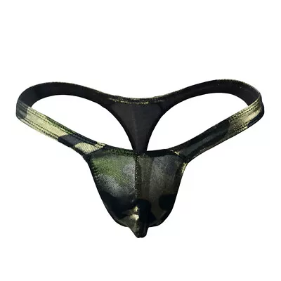 Briefs Sretch T Back Fashion Men's G String Micro Underwear Thong • $6.38