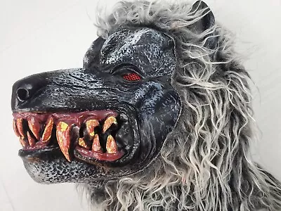 Kid Size Soft Werewolf Whole Head Mask Bloody Teeth Halloween  • $24.95