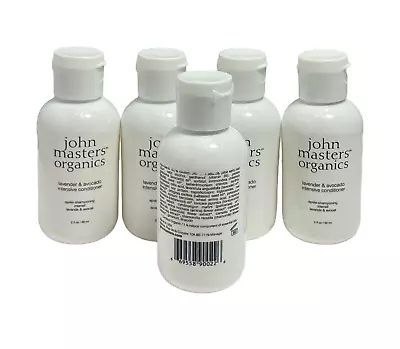 John Masters Organics Lavender & Avocado Intensive Conditioner 2oz/60ml LOT OF 5 • $13.99