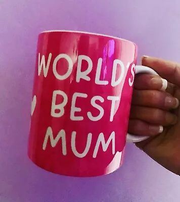 Worlds Best Mum Mug -Birthday Gift Present • £7.55