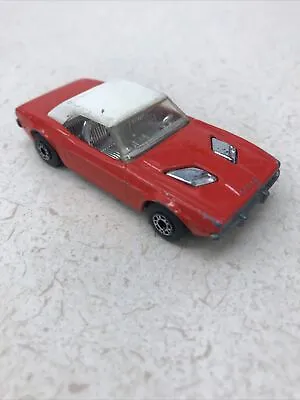 Vintage 1975 Matchbox Superfast Dodge Challenger No 1 Red Die Cast Toy Car   • $5.87