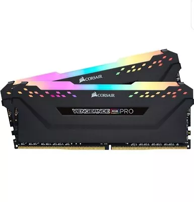 CORSAIR VENGEANCE® RGB PRO 16GB (2 X 8GB) DDR4 DRAM 3200MHz C16 Memory Kit • £41