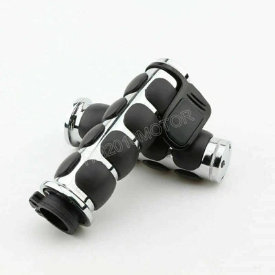 $39.50 • Buy 1  Chrome Handlebar Hand Grips For Yamaha V-Star 650 Custom Classic XVS650