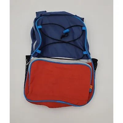 Vintage Gymboree Backpack Boys Blue Red 1998 Rainbow Tag • $24.95