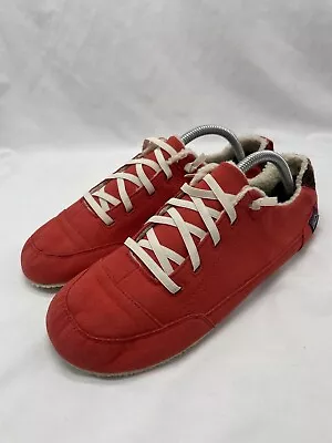 Patagonia Women's Red Advocate Lace Round Toe Low Top Sneaker Shoes Size 10 • $13.99