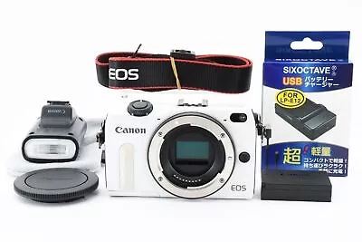 Canon EOS M2 18.0MP Mirrorless Digital Camera White Body From Japan [Mint] C1625 • £197.41