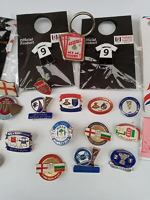 28 Assorted Football Metal Badges • £30