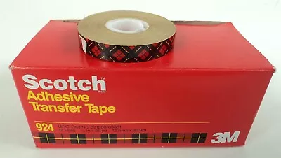 3M Scotch Adhesive Transfer Tape - 1/2  X 36 Yards - 8 Rolls - New • $36.56