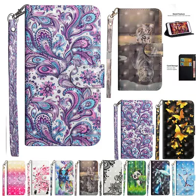 $12.88 • Buy For OPPO A91 A5 A9 2020 A52 A53S Pattern Magnetic Flip Leather Wallet Case Cover
