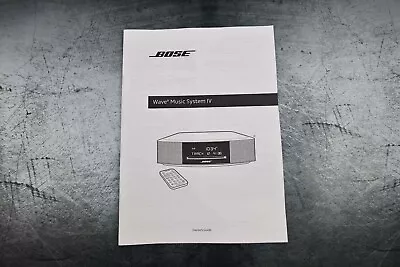 New Bose Wave Music System IV Guide Operating Instructions Manual • $19.99