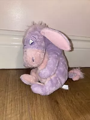 Light Pink & Purple Eeyore Disney Soft Toy • £3.95