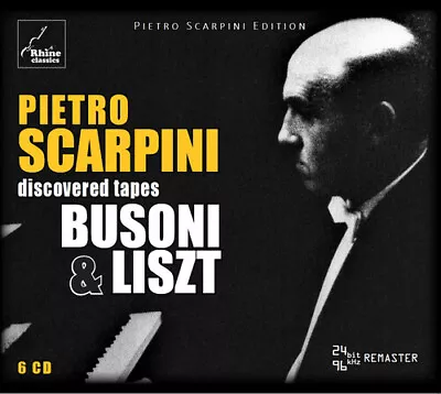 Busoni / Scarpini - Discovered Tapes [New CD] Boxed Set • $51.16