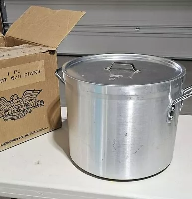  EAGLEWARE Aluminum Cookware  33 Quart Stock Pot Made In USA • $48.89