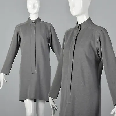 Medium Yves Saint Laurent Rive Gauche 1970s Knit Dress VTG 70s Shift YSL Wool • $324