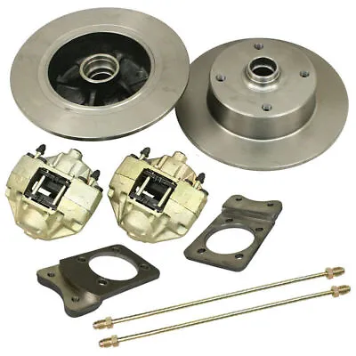 Empi 22-2855 Vw Super Beetle Front Disc Brake Kit 4 Lug Vw Pattern • $327.95